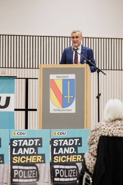 Armin Schuster, Staatsminister der Innern Freistaat Sachsen 